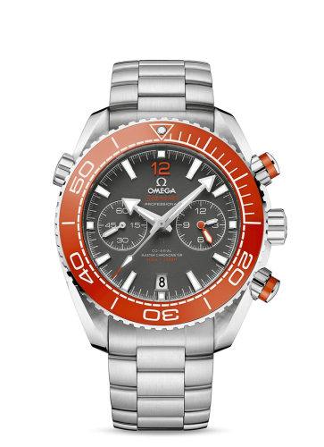 Omega Seamaster Planet Ocean 600M Co-Axial 45.5 Master Chronometer Chronograph Stainless Steel / Grey / Bracelet